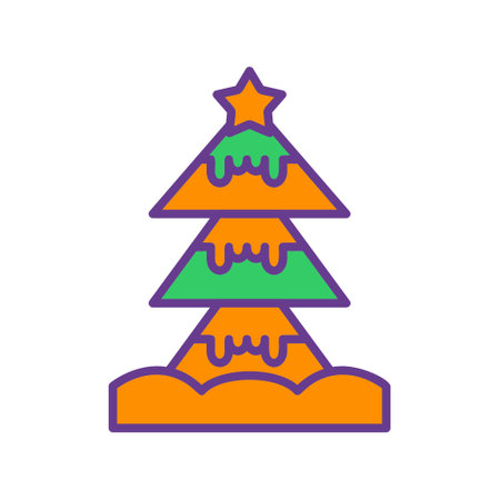 Christmas Tree iconのイラスト素材