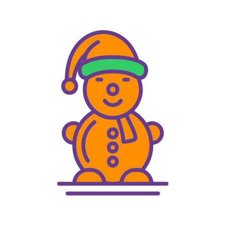 Snowman iconのイラスト素材