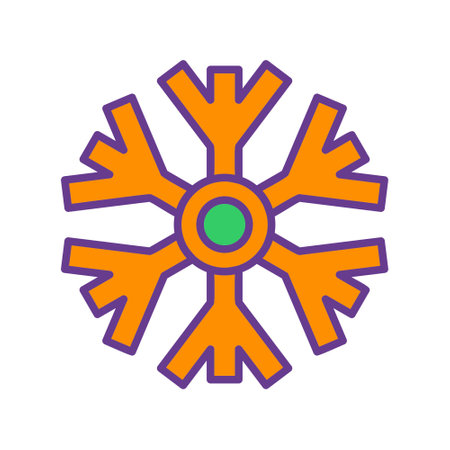 Snowflake iconのイラスト素材