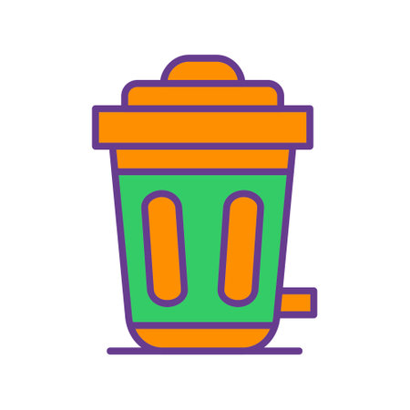 Trash Bin Iconのイラスト素材