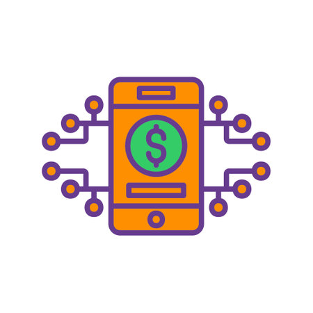 Digital Money iconのイラスト素材