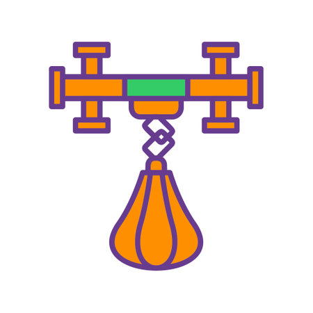 Punching Ball Creative Icon Designのイラスト素材