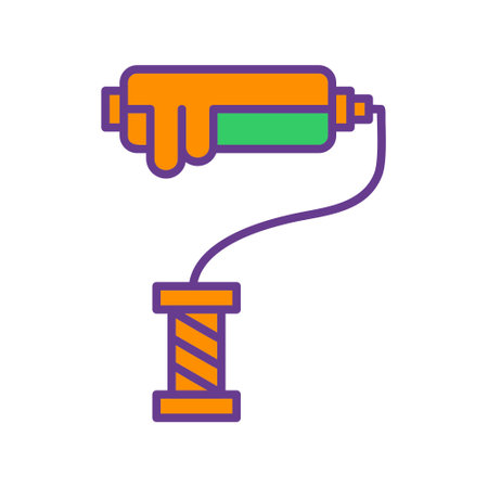 Paint Roller Creative Icons Designのイラスト素材