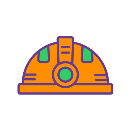 Helmet Creative Icons Designのイラスト素材