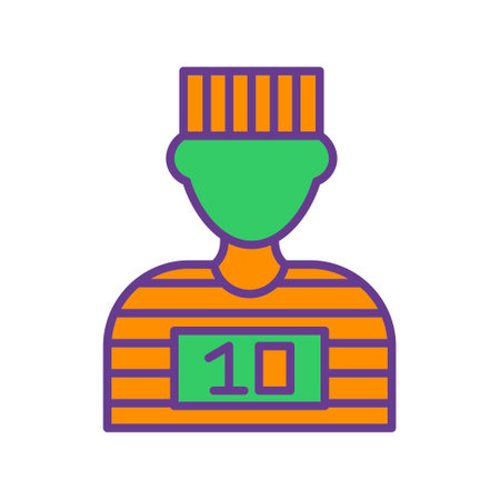 Prisoner Creative Icons Designのイラスト素材