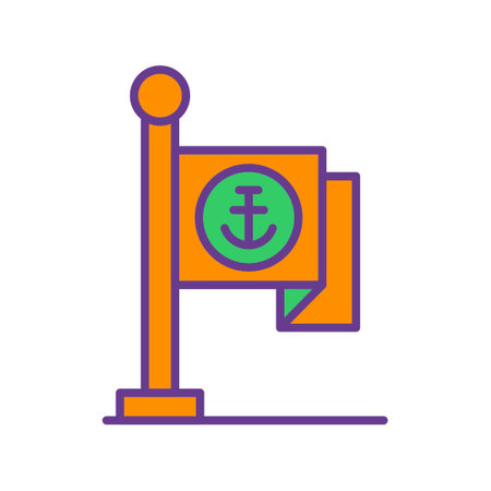 Flag Creative Icons Designのイラスト素材