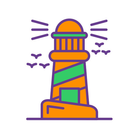 Lighthouse Creative Icons Designのイラスト素材