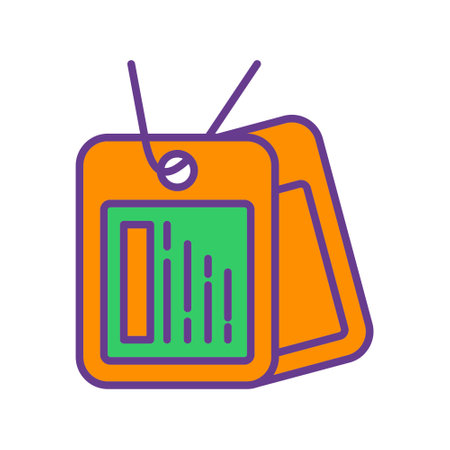 Dog Tag Creative Icons Designのイラスト素材