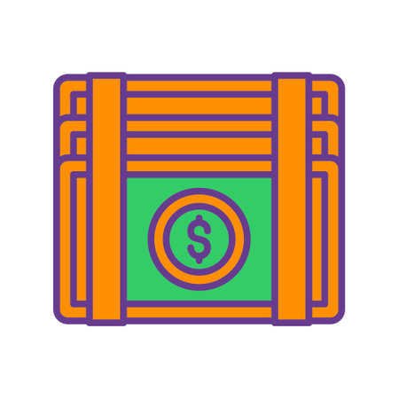 Salary Creative Icons Designのイラスト素材