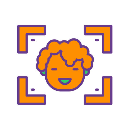 Face Detection Creative Icons Designのイラスト素材