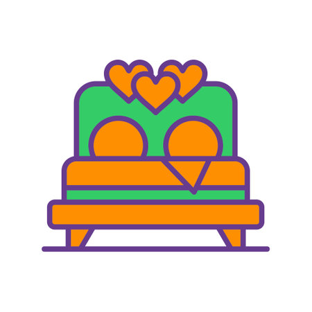 Bed Creative Icons Designのイラスト素材