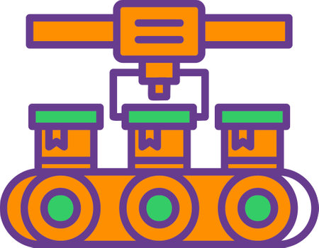 Conveyor Belt Creative Creative Icons Design Designのイラスト素材