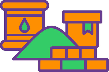 Raw Materials Creative Creative Icons Design Designのイラスト素材