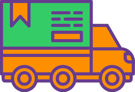 Delivery Truck Creative Creative Icons Design Designのイラスト素材