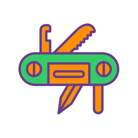 Swiss Army Knife Creative Icons Design