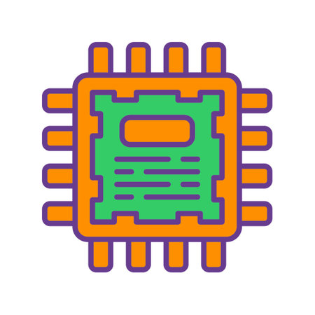 Processor Creative Icons Designのイラスト素材