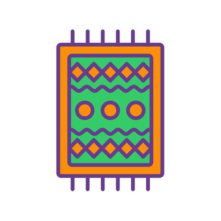 Carpet Creative Icons Designのイラスト素材