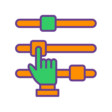 Sliders Creative Icons Designのイラスト素材