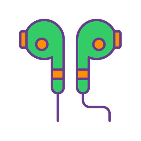 Earbuds Creative Icons Designのイラスト素材