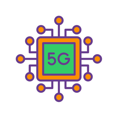 5g Creative Icons Design