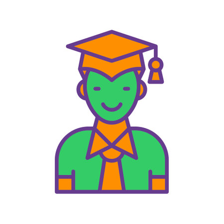 Graduate Creative Icons Designのイラスト素材