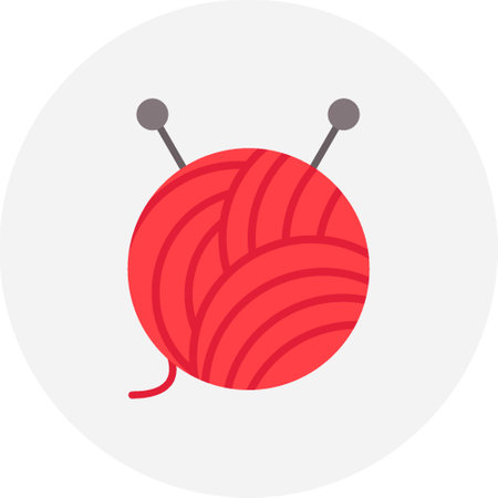 Wool Ball Iconのイラスト素材