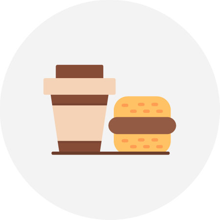 Take Away Iconのイラスト素材