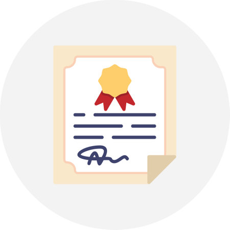 Diploma Iconのイラスト素材
