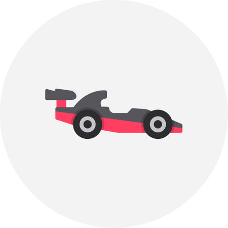 race car iconのイラスト素材