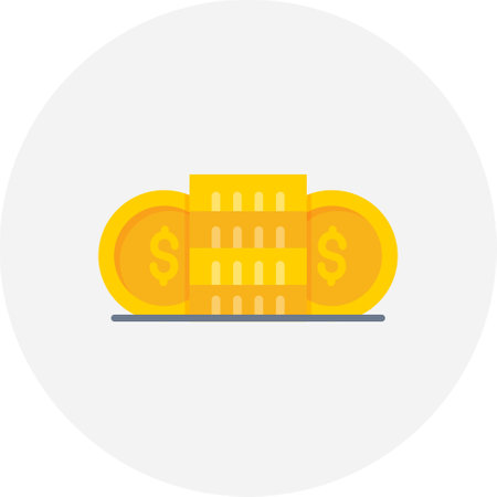 Coins Iconのイラスト素材