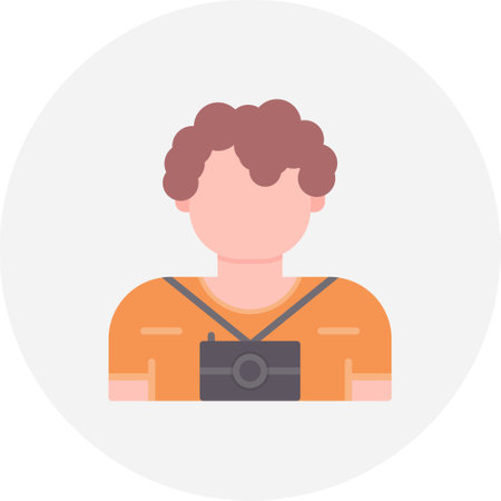 Photographer Iconのイラスト素材