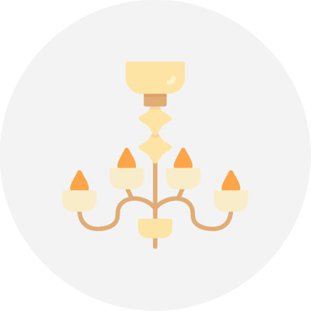 Chandelier Iconのイラスト素材