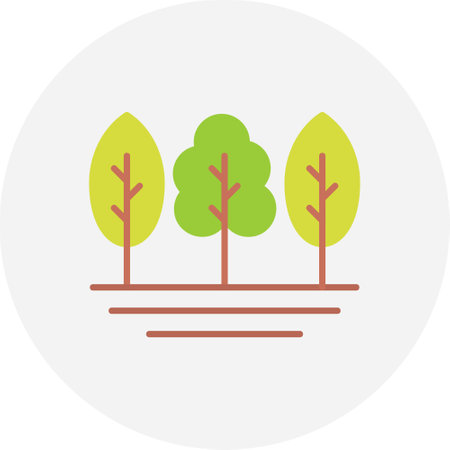 Trees Creative Icons Designのイラスト素材