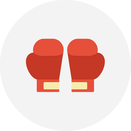 Boxing Gloves Creative Icon Designのイラスト素材