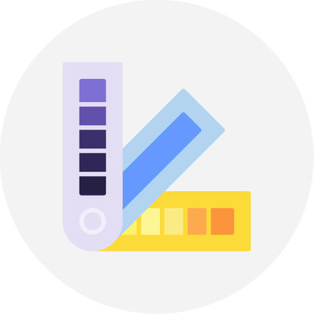Color Palette Creative Icons Designのイラスト素材
