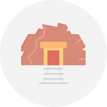 Gold Mine Creative Icons Designのイラスト素材