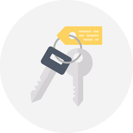Room Key Creative Icons Designのイラスト素材