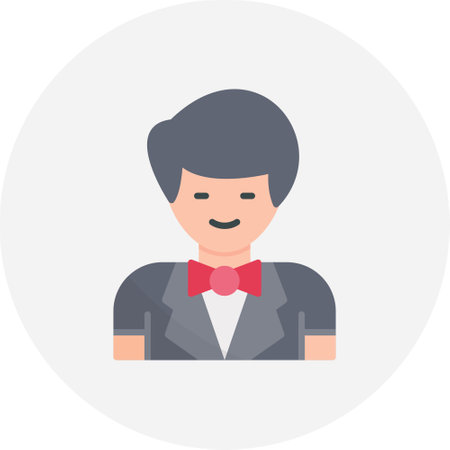Groom Creative Icons Designのイラスト素材