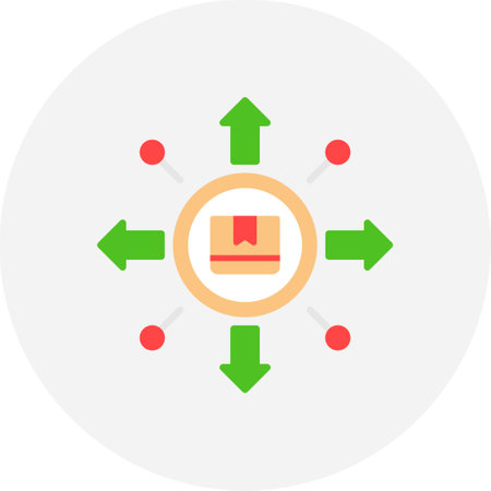 Distribution Creative Creative Icons Design Designのイラスト素材