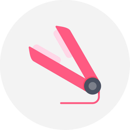 Hair Straightener Creative Icons Designのイラスト素材