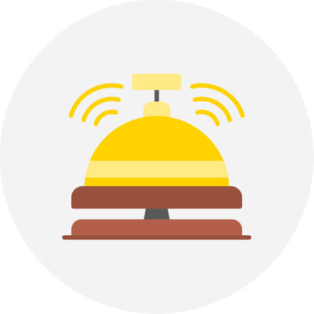 Reception Bell Creative Icons Designのイラスト素材