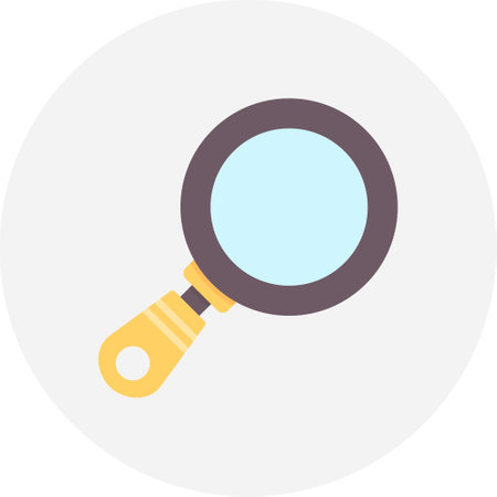 Magnifiying Glass Creative Icons Designのイラスト素材