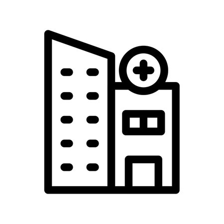 Hospital Property Creative Icon Designのイラスト素材
