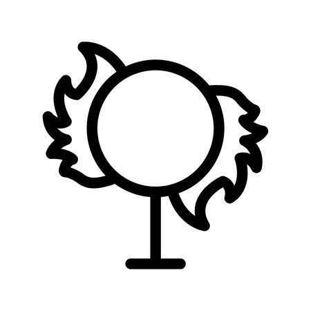 Fire Ring Creative Icon Designのイラスト素材