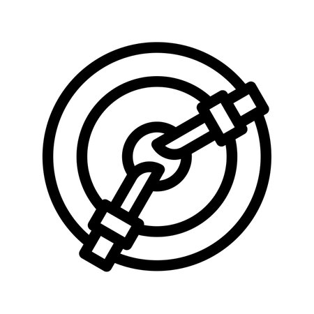 Knife Throw Creative Icon Designのイラスト素材