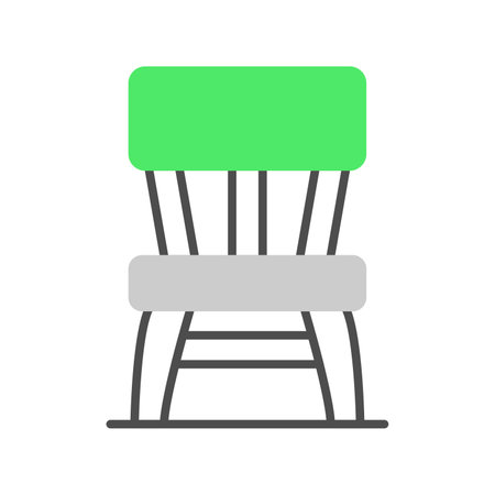 Wooden Chair Creative Icons Designのイラスト素材