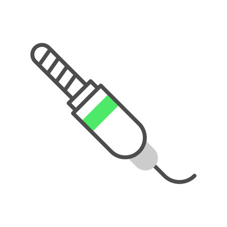 Audio Jack Creative Icons Designのイラスト素材