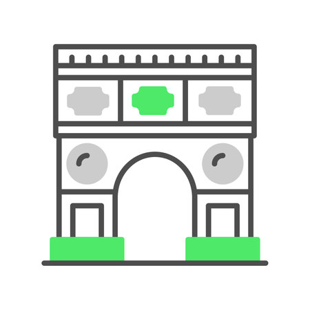 Triumphal Arc Creative Icons Designのイラスト素材