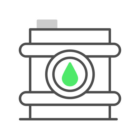 Oil Barrel Creative Icons Designのイラスト素材