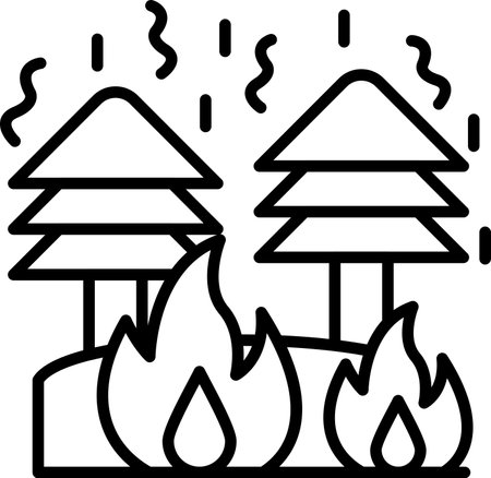 Fire Creative Icons Designのイラスト素材